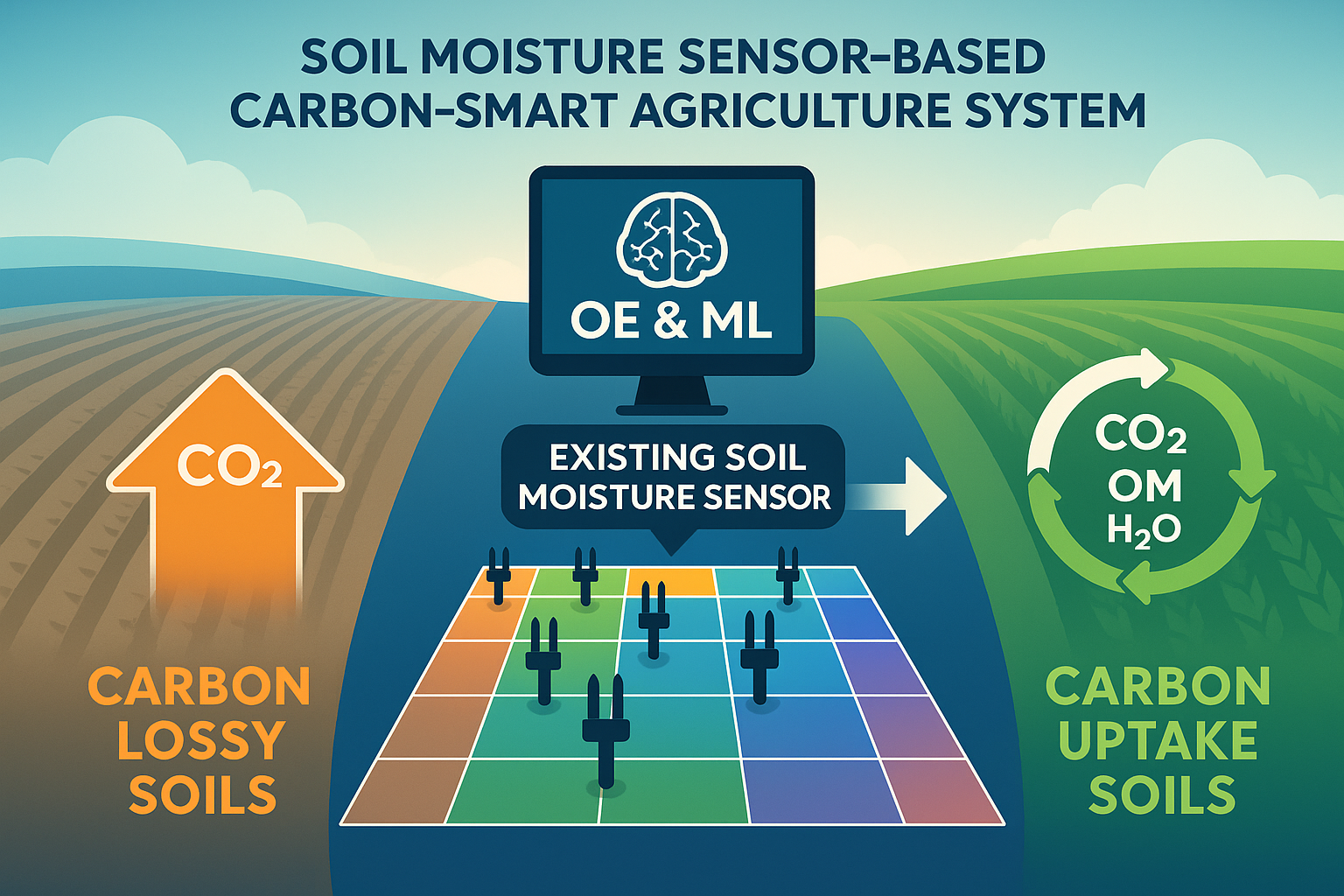 Smart Farm Aerial View