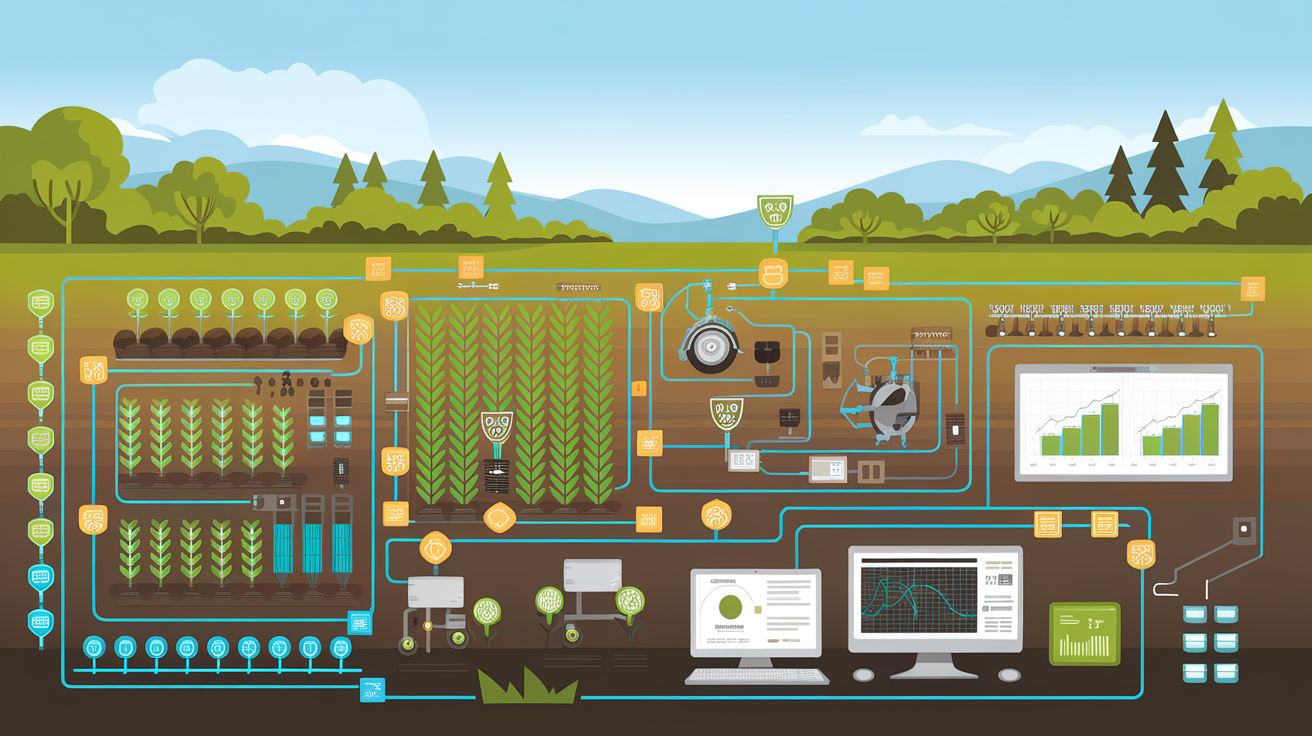 Soil Moisture Sensor Network Diagram